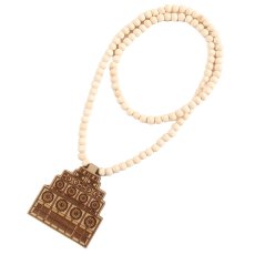 画像3: KINGSIZE（キングサイズ）“SOUND SYSTEM WOOD NECKLACE” (3)