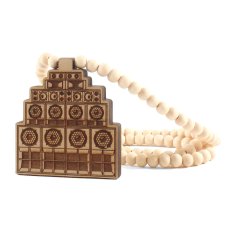 画像1: KINGSIZE（キングサイズ）“SOUND SYSTEM WOOD NECKLACE” (1)