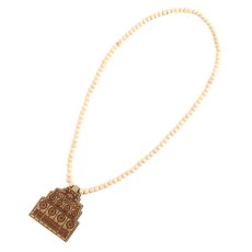 画像2: KINGSIZE（キングサイズ）“SOUND SYSTEM WOOD NECKLACE” (2)