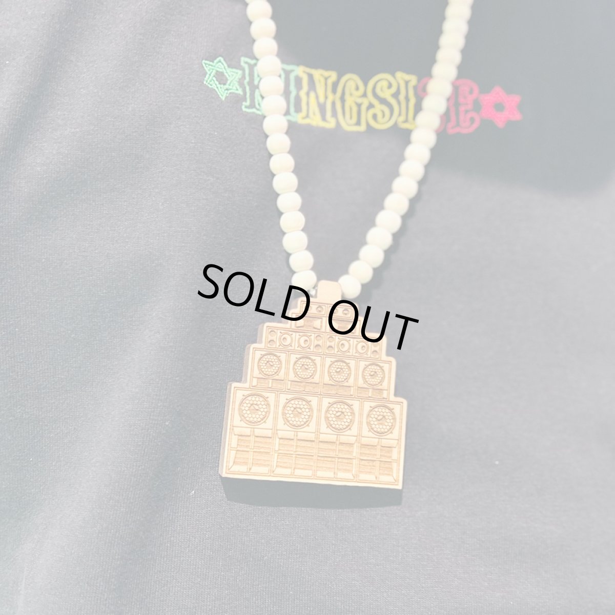 画像11: 【2026.06.20再入荷】KINGSIZE（キングサイズ）“SOUND SYSTEM WOOD NECKLACE” (11)