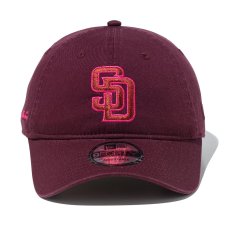 画像2: NEWERA（ニューエラ）“9FORTY アンストラクチャード Strawberry Moon サンディエゴ・パドレス マルーン” (2)