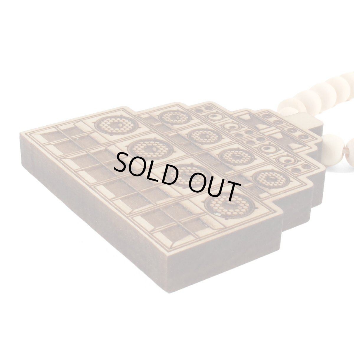 画像7: 【2026.06.20再入荷】KINGSIZE（キングサイズ）“SOUND SYSTEM WOOD NECKLACE” (7)