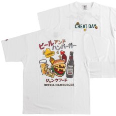 画像1: YOIDORE (ヨイドレ) “ビールとジャンクフード TEE” (1)