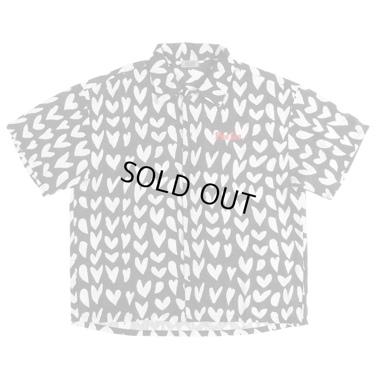 画像1: PeeTee. (ピーティー) “HEART PATTERN S/S SHIRTS” (1)