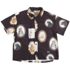 画像1: KINGSIZE（キングサイズ）“VINTAGE CAT PRING S/S SHIRT” (1)