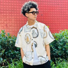 画像11: KINGSIZE（キングサイズ）“VINTAGE CAT PRING S/S SHIRT” (11)