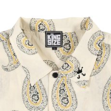 画像3: KINGSIZE（キングサイズ）“PAISLEY PATTERN S/S SHIRT” (3)