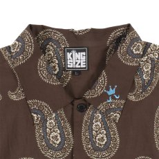 画像3: KINGSIZE（キングサイズ）“PAISLEY PATTERN S/S SHIRT” (3)