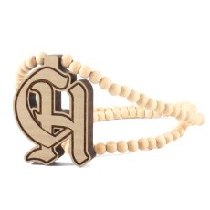 画像1: CHEHON “CH Logo WOOD NECKLACE” (1)