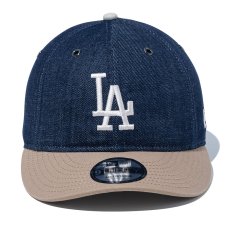 画像2: NEWERA（ニューエラ）“9THIRTY BBQ Denim ロサンゼルス・ドジャース デニム/キャメル” (2)