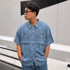 画像10: KINGSIZE（キングサイズ）“TENCEL DENIM WORK S/S SHIRTS” (10)