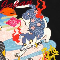 画像9: YOIDORE (ヨイドレ) “犬猫 浮世絵 TEE” (9)