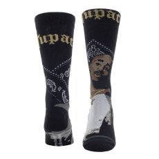 画像1: Perri's Socks（ペリーズソックス）“TUPAC BLACK BANDANA CREW SOCK” (1)