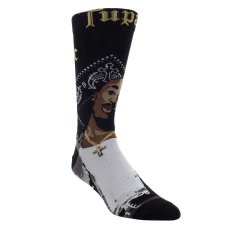 画像2: Perri's Socks（ペリーズソックス）“TUPAC BLACK BANDANA CREW SOCK” (2)