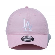 画像2: NEWERA（ニューエラ）“9TWENTY ロサンゼルス・ドジャース ウォッシュドコットン ピンク × ホワイト” (2)
