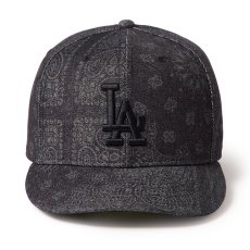 画像2: NEWERA（ニューエラ）“PC 59FIFTY Laser Burn Out Denim ロサンゼルス・ドジャース ブラック” (2)