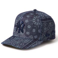 画像1: NEWERA（ニューエラ）“PC 59FIFTY Laser Burn Out Denim ニューヨーク・ヤンキース デニム” (1)