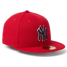 画像3: NEWERA（ニューエラ）“59FIFTY MLB Scarlet ニューヨーク・ヤンキース スカーレット” (3)