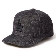 画像1: NEWERA（ニューエラ）“PC 59FIFTY Laser Burn Out Denim ロサンゼルス・ドジャース ブラック” (1)