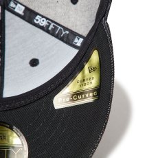 画像11: NEWERA（ニューエラ）“PC 59FIFTY Laser Burn Out Denim ロサンゼルス・ドジャース ブラック” (11)