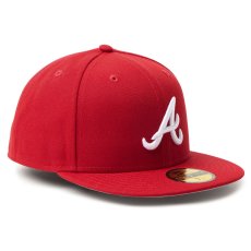 画像3: NEWERA（ニューエラ）“59FIFTY MLB Scarlet アトランタ・ブレーブス スカーレット” (3)