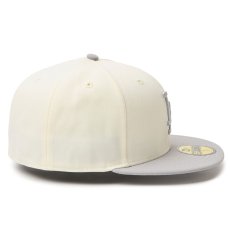 画像6: NEWERA（ニューエラ）“59FIFTY MLB 2-Tone ロサンゼルス・ドジャース クロームホワイト/グレー” (6)