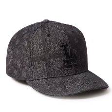 画像3: NEWERA（ニューエラ）“PC 59FIFTY Laser Burn Out Denim ロサンゼルス・ドジャース ブラック” (3)