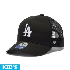 画像1: 【キッズ】'47 (フォーティーセブン) “DODGERS KIDS '47 TRUCKER BLACK” (1)