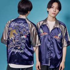 画像1: YOIDORE (ヨイドレ) “JAPAN スカジャンシャツ” (1)