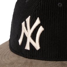 画像8: NEWERA（ニューエラ）“RC 9FIFTY レザーストラップ Corduroy コーデュロイ ニューヨーク・ヤンキース ブラック グレー” (8)