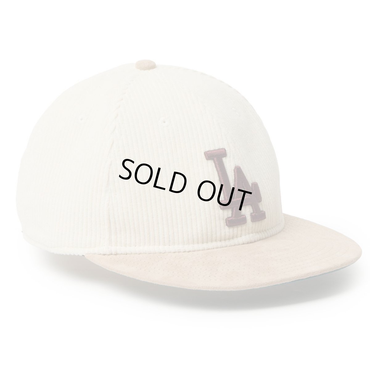 画像3: NEWERA（ニューエラ）“RC 9FIFTY レザーストラップ Corduroy コーデュロイ ロサンゼルス・ドジャース アイボリー ベージュ” (3)