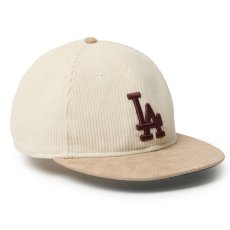 画像3: NEWERA（ニューエラ）“RC 9FIFTY レザーストラップ Corduroy コーデュロイ ロサンゼルス・ドジャース アイボリー ベージュ” (3)