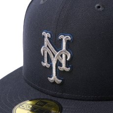 画像8: NEWERA（ニューエラ）“59FIFTY MLB Metallic Pewter ニューヨーク・メッツ ネイビー” (8)