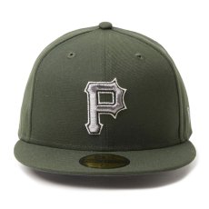 画像2: NEWERA（ニューエラ）“59FIFTY MLB Metallic Pewter ピッツバーグ・パイレーツ ダークシーウィード” (2)