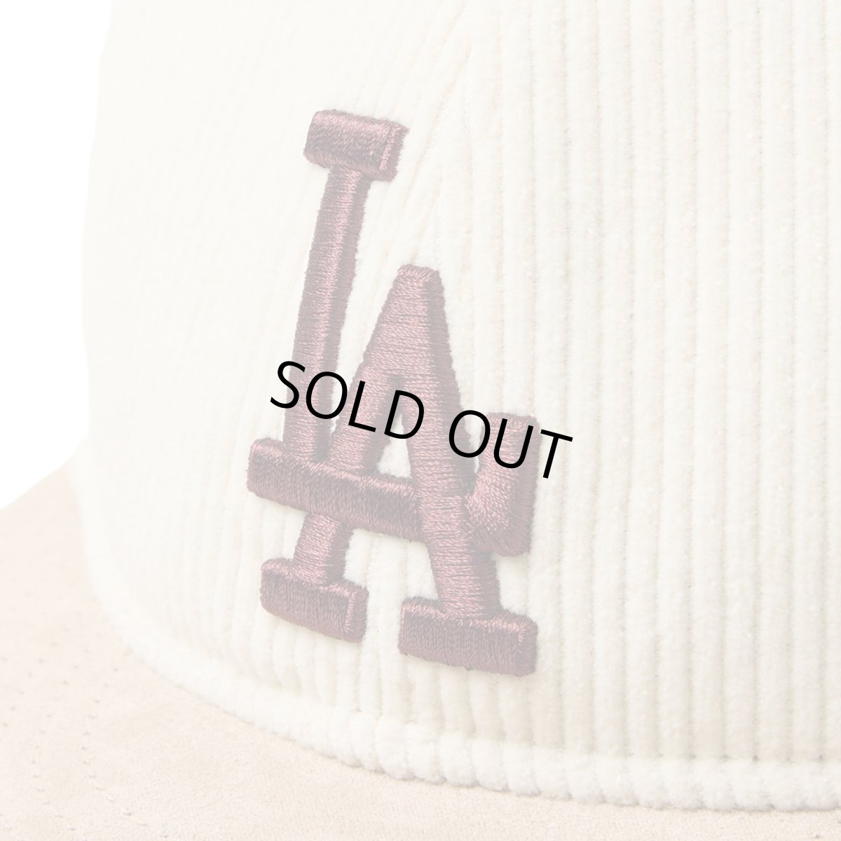 画像8: NEWERA（ニューエラ）“RC 9FIFTY レザーストラップ Corduroy コーデュロイ ロサンゼルス・ドジャース アイボリー ベージュ” (8)