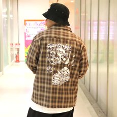 画像14: KINGSIZE（キングサイズ）“RECORD DISCO OMBRE CHECK L/S SHIRTS” (14)