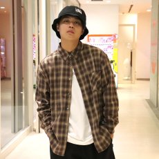 画像13: KINGSIZE（キングサイズ）“RECORD DISCO OMBRE CHECK L/S SHIRTS” (13)