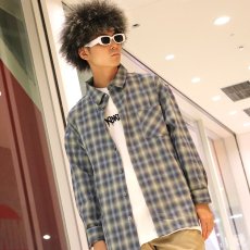 画像13: KINGSIZE（キングサイズ）“RECORD DISCO OMBRE CHECK L/S SHIRTS” (13)