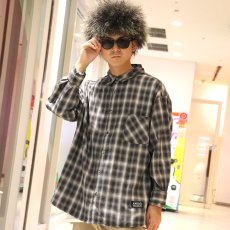 画像13: KINGSIZE（キングサイズ）“RECORD DISCO OMBRE CHECK L/S SHIRTS” (13)