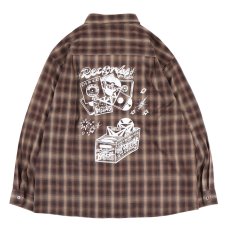 画像3: KINGSIZE（キングサイズ）“RECORD DISCO OMBRE CHECK L/S SHIRTS” (3)