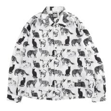 画像1: KINGSIZE（キングサイズ）“CAT PRINT L/S SHIRTS” (1)