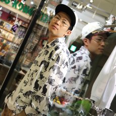 画像11: KINGSIZE（キングサイズ）“CAT PRINT L/S SHIRTS” (11)