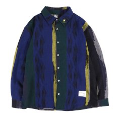 画像1: KINGSIZE（キングサイズ）“NATIVE STRIPE L/S SHIRTS” (1)