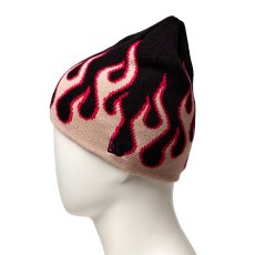 画像3: NEWERA（ニューエラ）“ベーシック ビーニー フレイム ブラック/ピンク” (3)