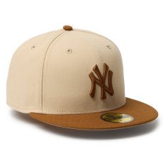 画像3: NEWERA（ニューエラ）“59FIFTY Powered by GORO（MIN-NANO） ニューヨーク・ヤンキース オーツミルク/ティラミス” (3)