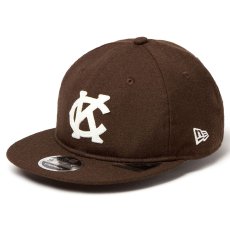 画像1: NEWERA（ニューエラ）“RC 9FIFTY ニグロリーグ カンザスシティ・モナークス ウール ウォルナット” (1)