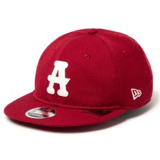 画像1: NEWERA（ニューエラ）“RC 9FIFTY ニグロリーグ アトランタ・ブラッククラッカーズ ウール レッド” (1)