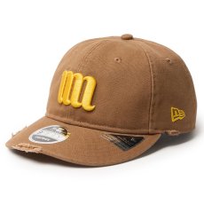 画像1: NEWERA（ニューエラ）“RC 9FIFTY Curved Visor Powered by GORO（MIN-NANO） MIN-NANO Damage ブラウン” (1)
