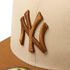 画像8: NEWERA（ニューエラ）“59FIFTY Powered by GORO（MIN-NANO） ニューヨーク・ヤンキース オーツミルク/ティラミス” (8)