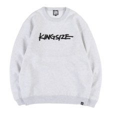 画像1: KINGSIZE（キングサイズ）“LOGO CREW SWEAT” (1)